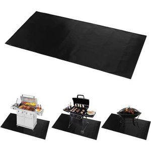 Large Under Grill Mat, Durable 40"x 65" Fireproof Grill Mats for Outdoor G